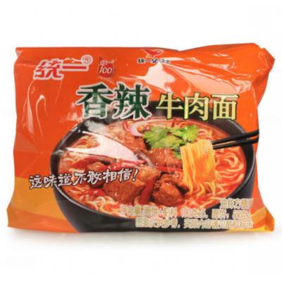 N 统一香辣牛肉味面（五连包）